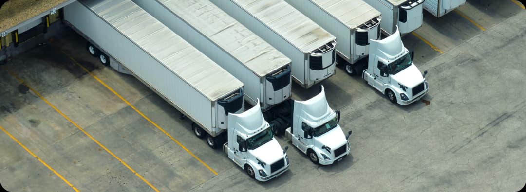 Auto transport truck on the road